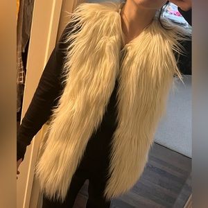 Fun furry vest